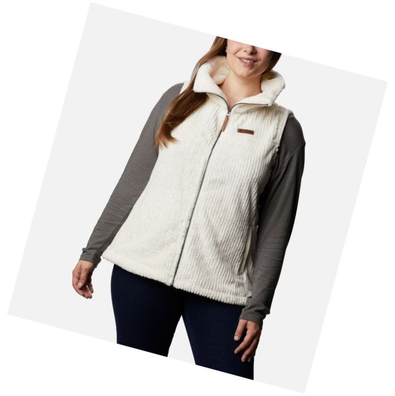 Columbia Fire Side Sherpa Plus Size Yelek Kadın Renkli | 23068-BAVM