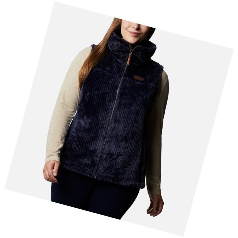 Columbia Fire Side Sherpa Plus Size Yelek Kadın Renkli | 21763-QNGF