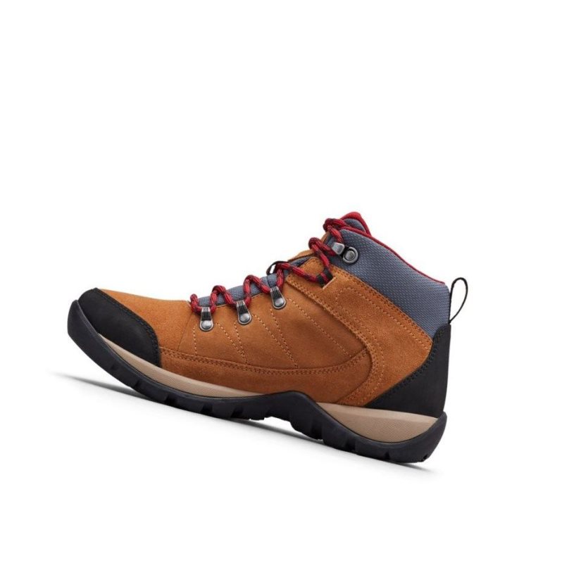 Columbia Fire Venture II Suede Waterproof Ankle Yürüyüş Botu Kadın Kahverengi | 98753-LHRE