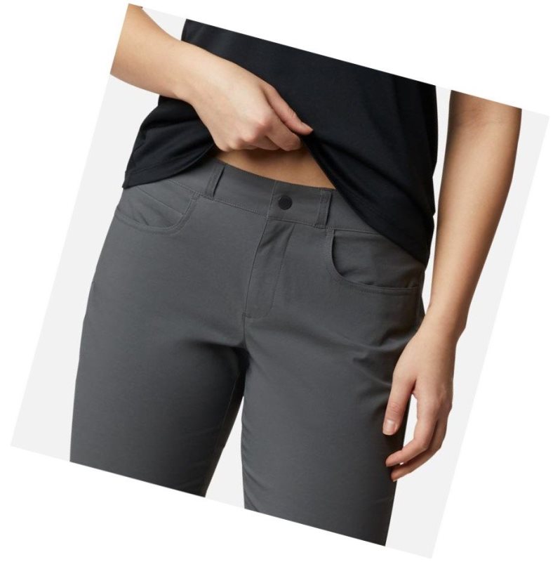 Columbia Firwood 5 Pocket Slim Pantolon Kadın Koyu Gri | 80429-GXOM