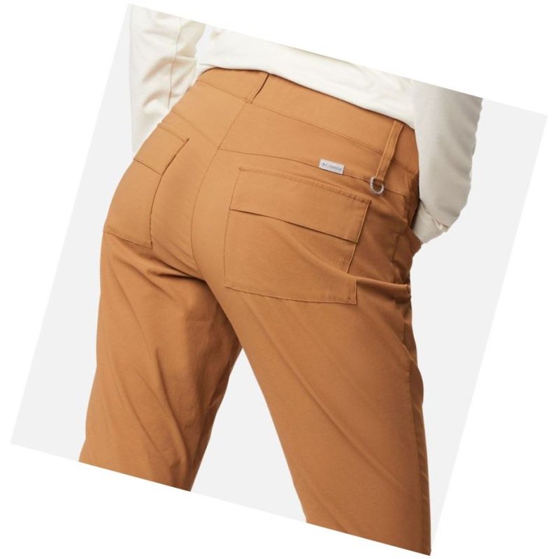 Columbia Firwood 5 Pocket Slim Pantolon Kadın Kahverengi | 62901-TJMI