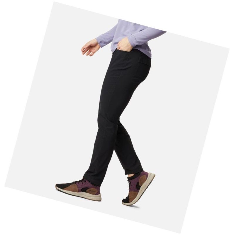 Columbia Firwood 5 Pocket Slim Pantolon Kadın Siyah | 14038-JAHC