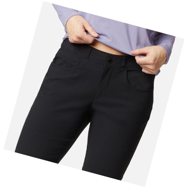 Columbia Firwood 5 Pocket Slim Pantolon Kadın Siyah | 14038-JAHC