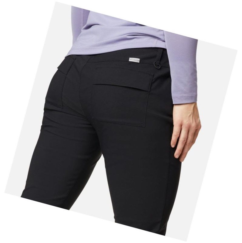 Columbia Firwood 5 Pocket Slim Pantolon Kadın Siyah | 14038-JAHC