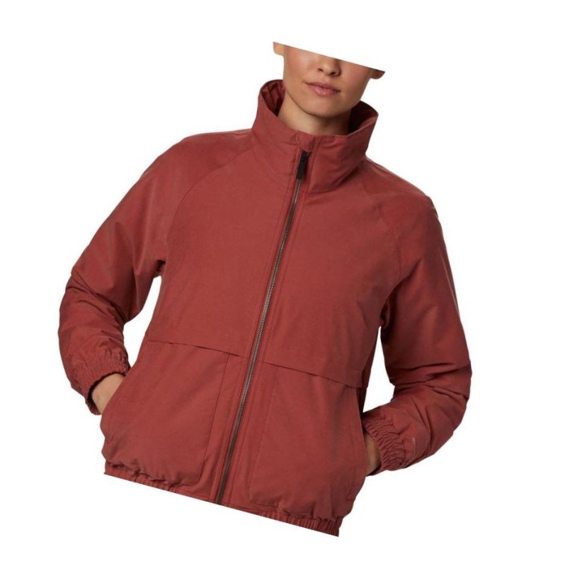Columbia Firwood Bomber Mont Kadın Kırmızı | 80794-SAOK