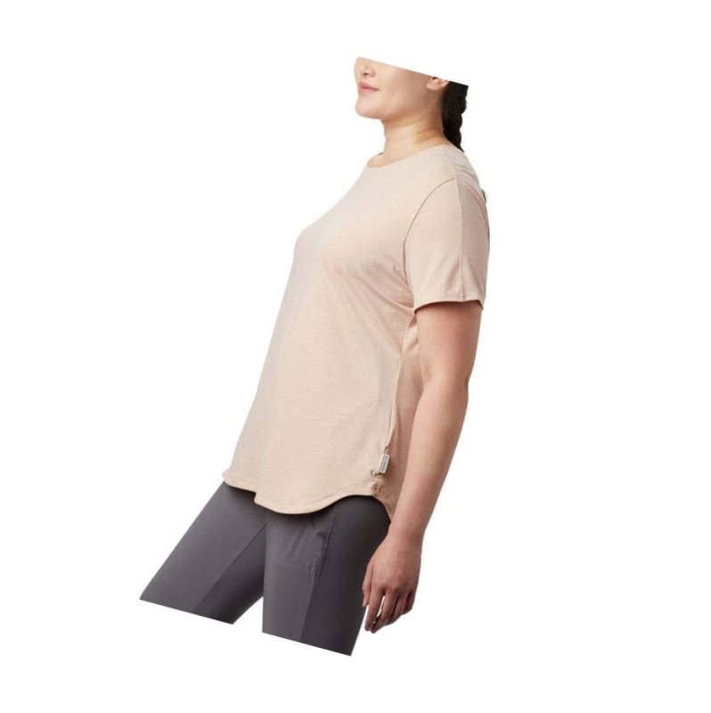 Columbia Firwood Camp II Short Sleeve Plus Size Tişört Kadın Renkli | 51309-TDUY