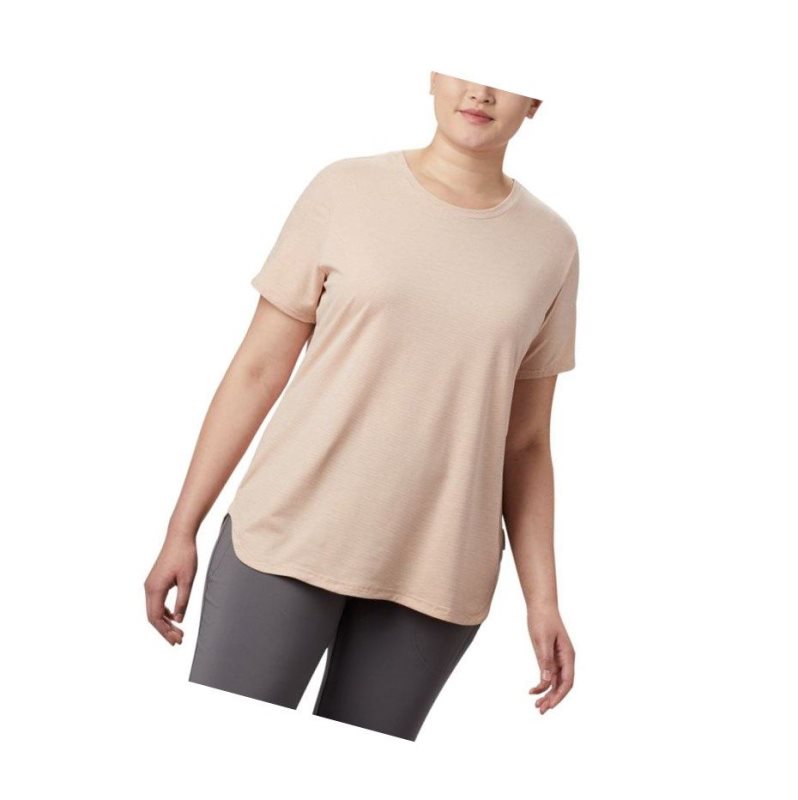 Columbia Firwood Camp II Short Sleeve Plus Size Tişört Kadın Renkli | 51309-TDUY