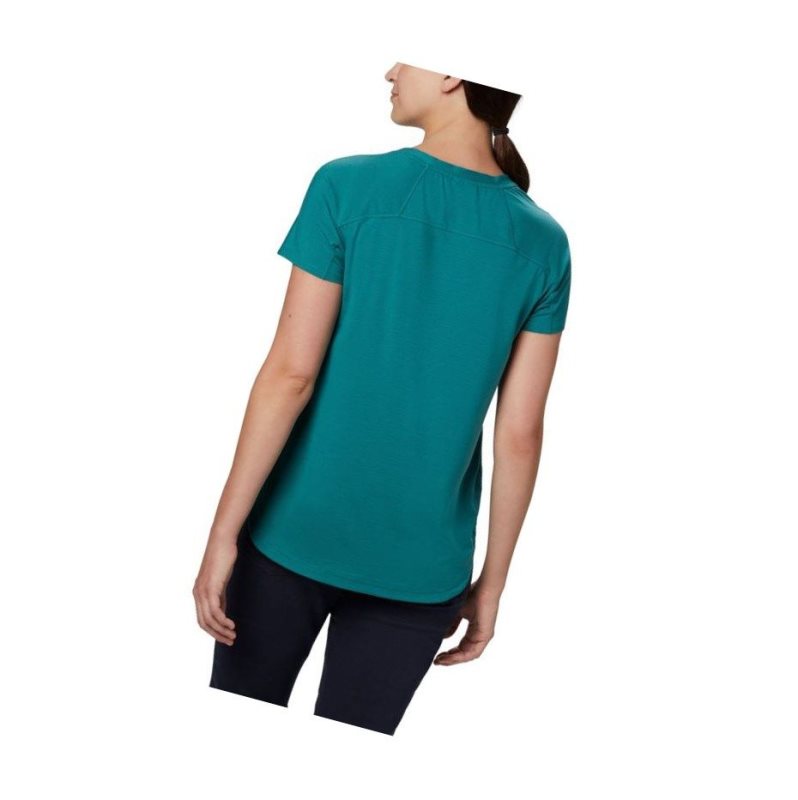 Columbia Firwood Camp II Short Sleeve Tişört Kadın Açık Yeşil | 16732-IYCJ
