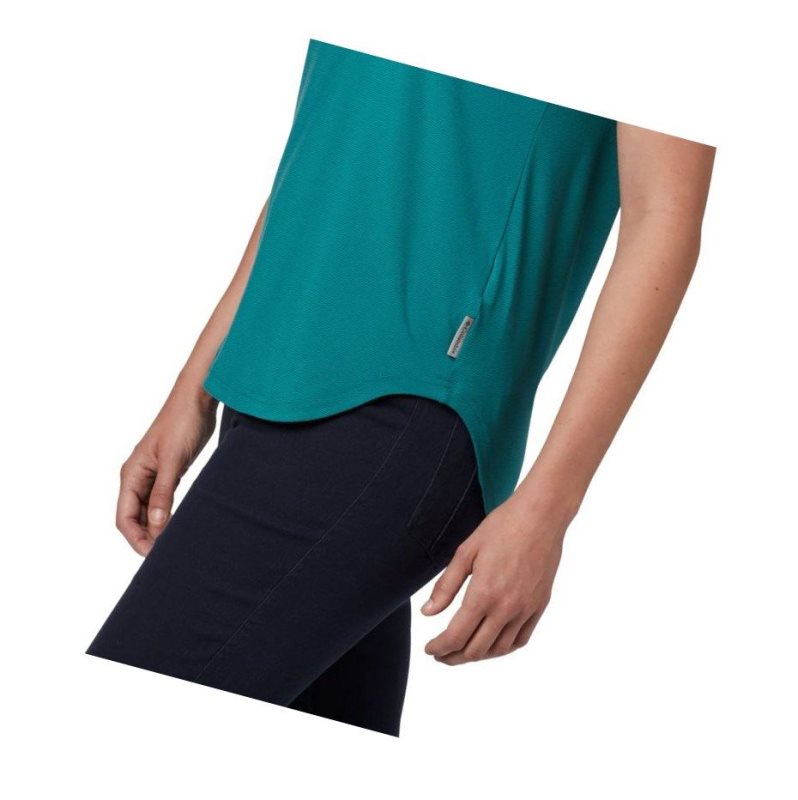 Columbia Firwood Camp II Short Sleeve Tişört Kadın Açık Yeşil | 16732-IYCJ