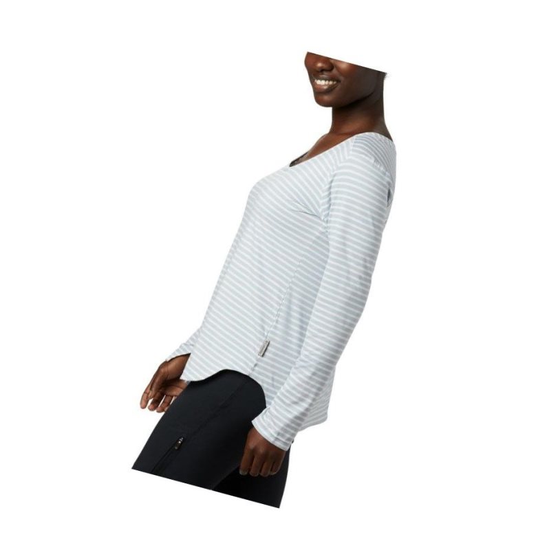 Columbia Firwood Camp Long Sleeve Sweatshirt Kadın Beyaz | 68730-CBAS
