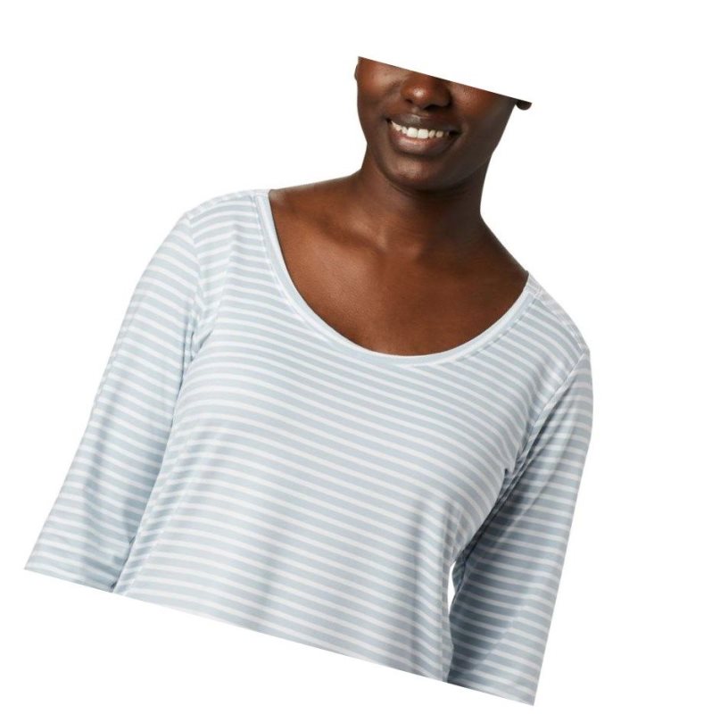 Columbia Firwood Camp Long Sleeve Sweatshirt Kadın Beyaz | 68730-CBAS