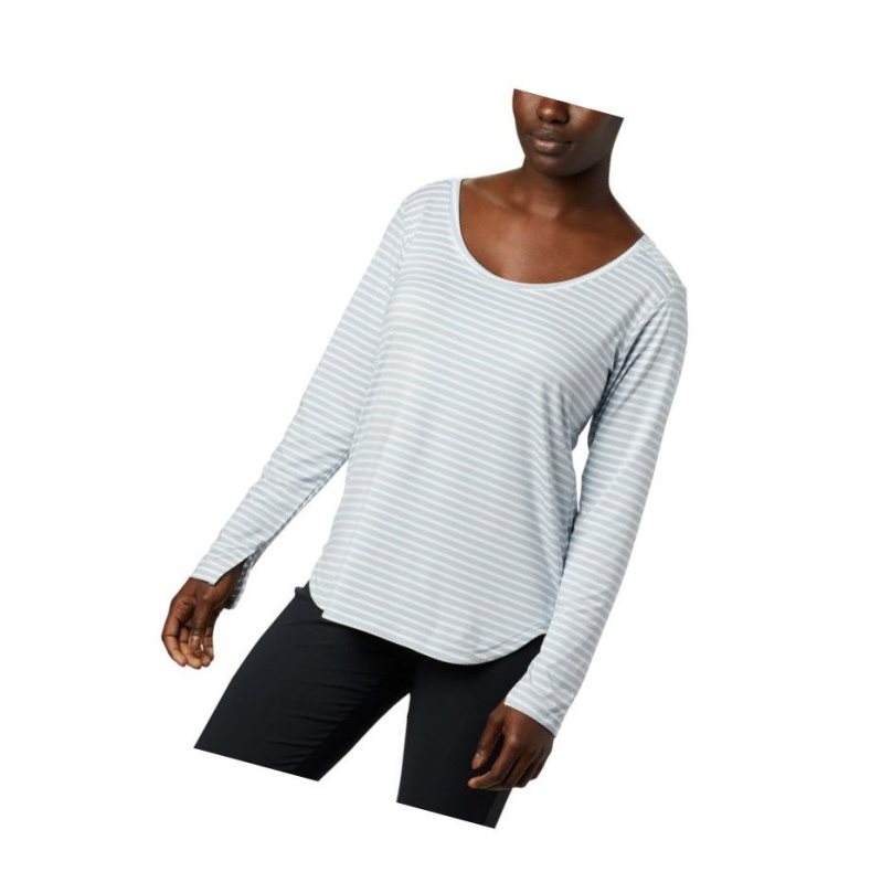 Columbia Firwood Camp Long Sleeve Sweatshirt Kadın Beyaz | 68730-CBAS
