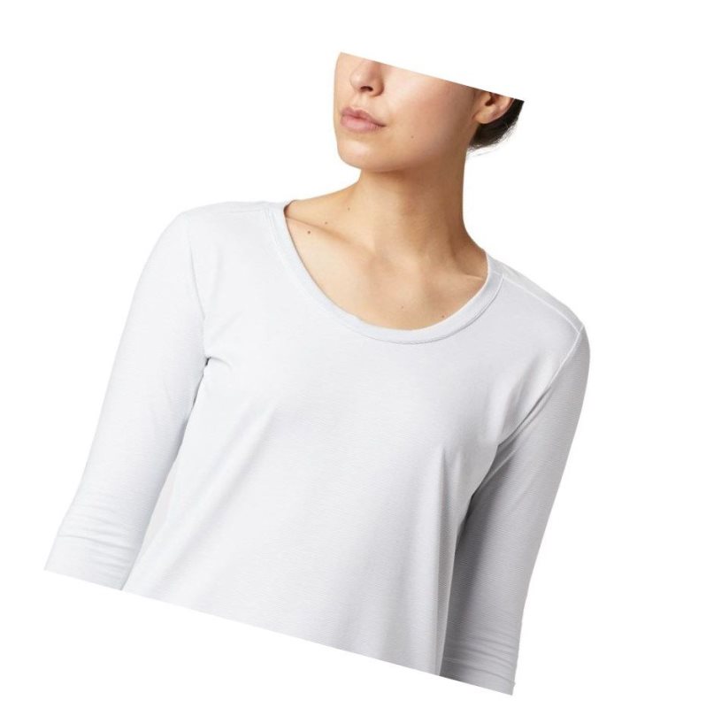 Columbia Firwood Camp Long Sleeve Sweatshirt Kadın Beyaz | 19485-ZHDR