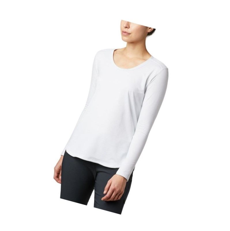 Columbia Firwood Camp Long Sleeve Sweatshirt Kadın Beyaz | 19485-ZHDR