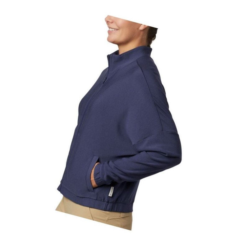 Columbia Firwood Crossing Full Zip Mont Kadın Lacivert | 80397-YTUE
