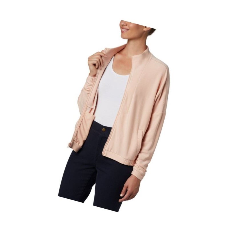 Columbia Firwood Crossing Full Zip Mont Kadın Pembe | 41387-MYTG