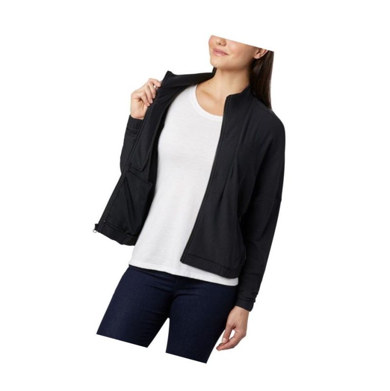 Columbia Firwood Crossing Full Zip Mont Kadın Siyah | 91083-WLHS
