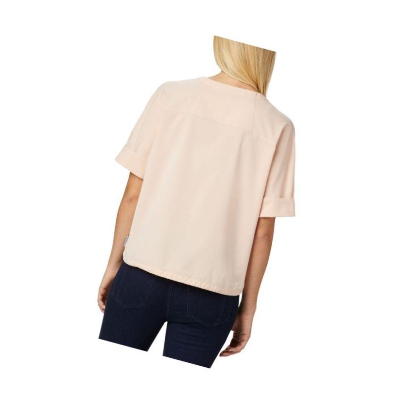 Columbia Firwood Crossing Short Sleeve Gömlek Kadın Pembe | 72685-WVNU