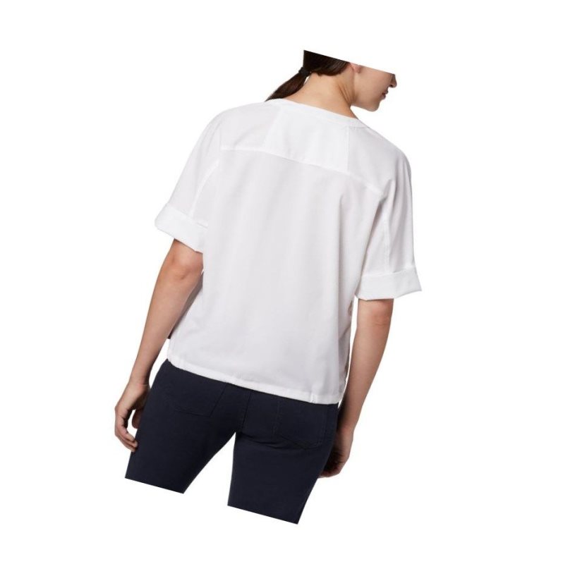 Columbia Firwood Crossing Short Sleeve Gömlek Kadın Beyaz | 37624-XAUF