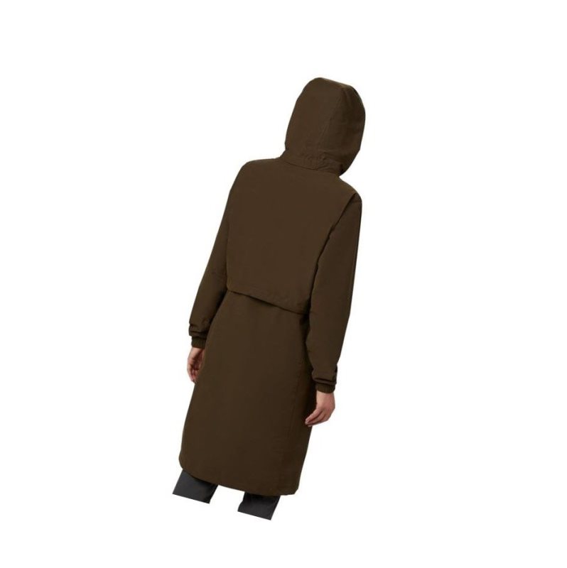 Columbia Firwood Long Mont Kadın Zeytin Yeşili | 09254-DKPH