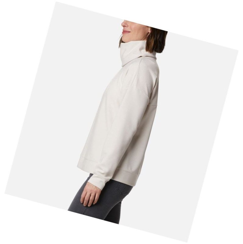 Columbia Firwood Ottoman Sweatshirt Kadın Krema | 80367-BLSM