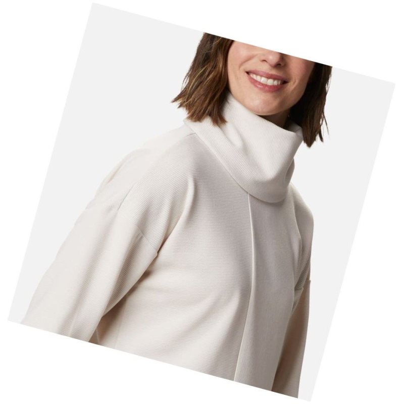 Columbia Firwood Ottoman Sweatshirt Kadın Krema | 80367-BLSM
