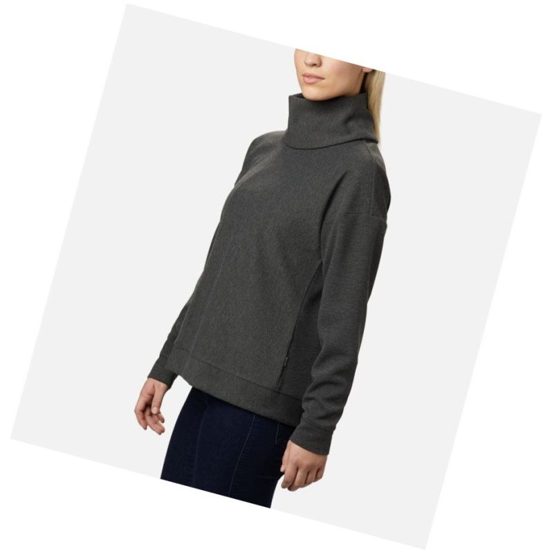 Columbia Firwood Ottoman Sweatshirt Kadın Koyu Gri | 34790-WEYX