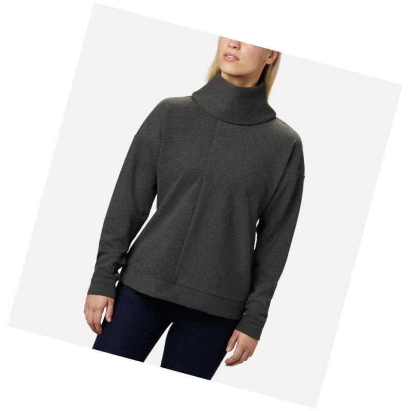 Columbia Firwood Ottoman Sweatshirt Kadın Koyu Gri | 34790-WEYX