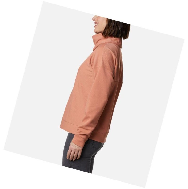Columbia Firwood Ottoman Sweatshirt Kadın Pembe | 02193-SUIZ