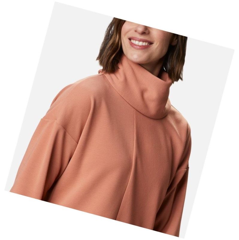 Columbia Firwood Ottoman Sweatshirt Kadın Pembe | 02193-SUIZ