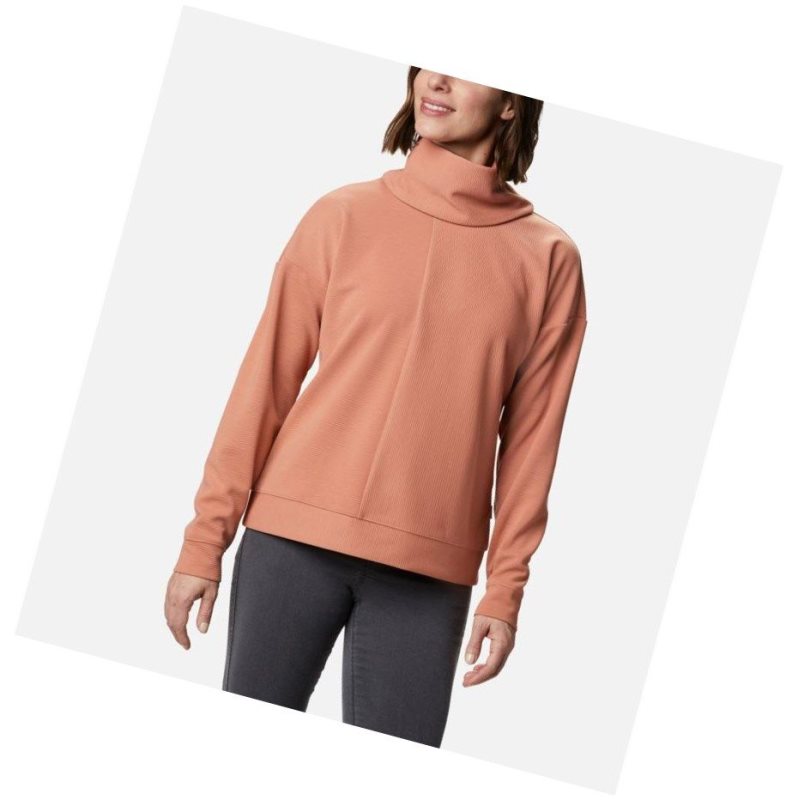Columbia Firwood Ottoman Sweatshirt Kadın Pembe | 02193-SUIZ