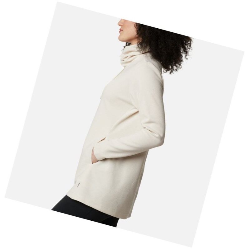 Columbia Firwood Ottoman Turtleneck Sweatshirt Kadın Krema | 05183-QWGH