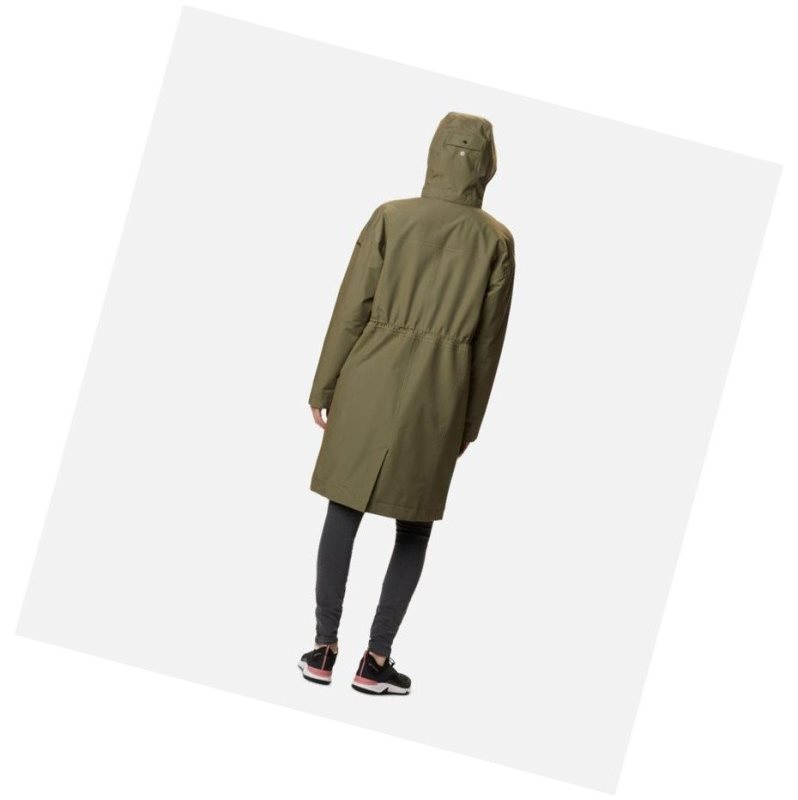 Columbia Firwood Parka Mont Kadın Gri Yeşil | 74950-BXTY