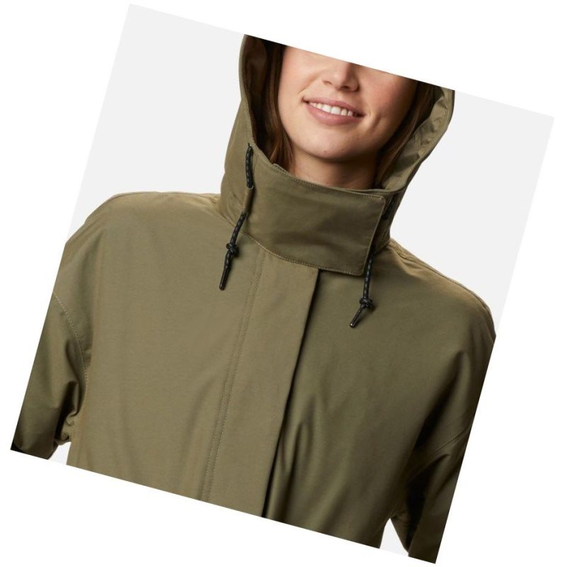 Columbia Firwood Parka Mont Kadın Gri Yeşil | 74950-BXTY