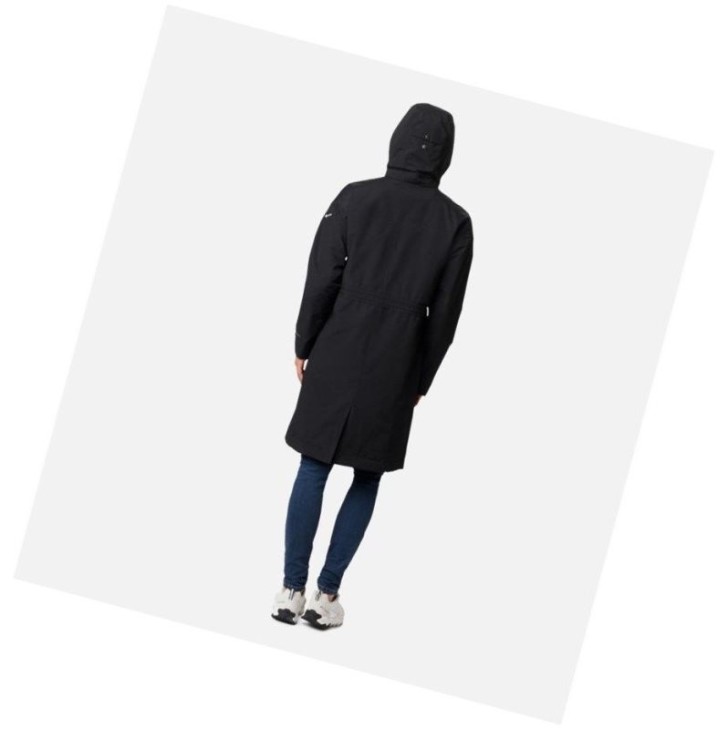Columbia Firwood Parka Mont Kadın Siyah | 51480-MYVB