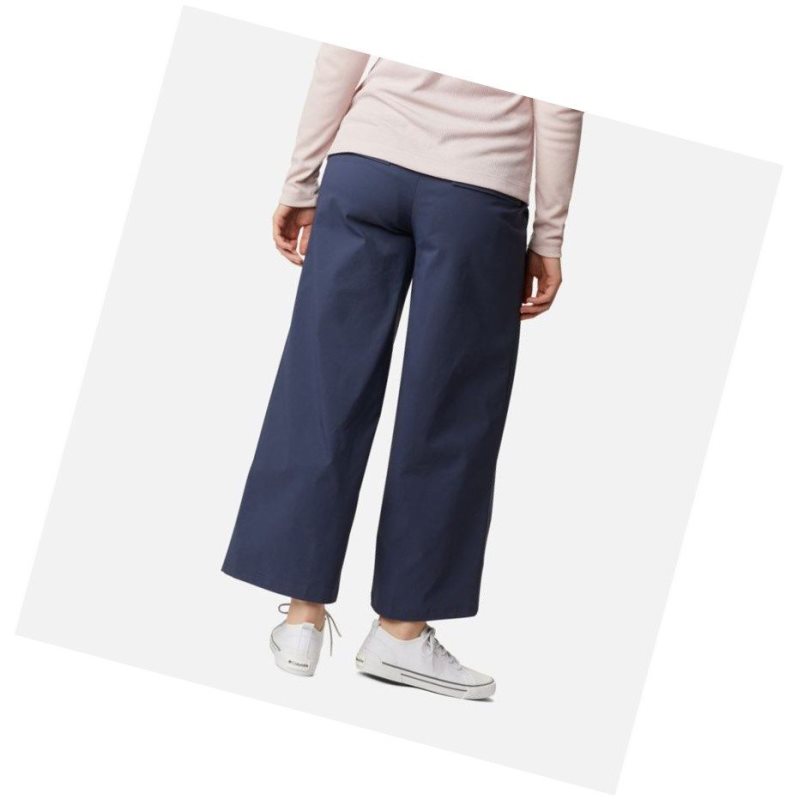 Columbia Firwood Wide Leg Pantolon Kadın Lacivert | 95167-QVXA