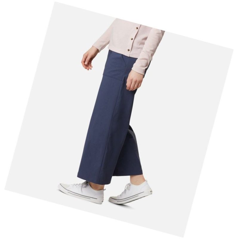Columbia Firwood Wide Leg Pantolon Kadın Lacivert | 95167-QVXA