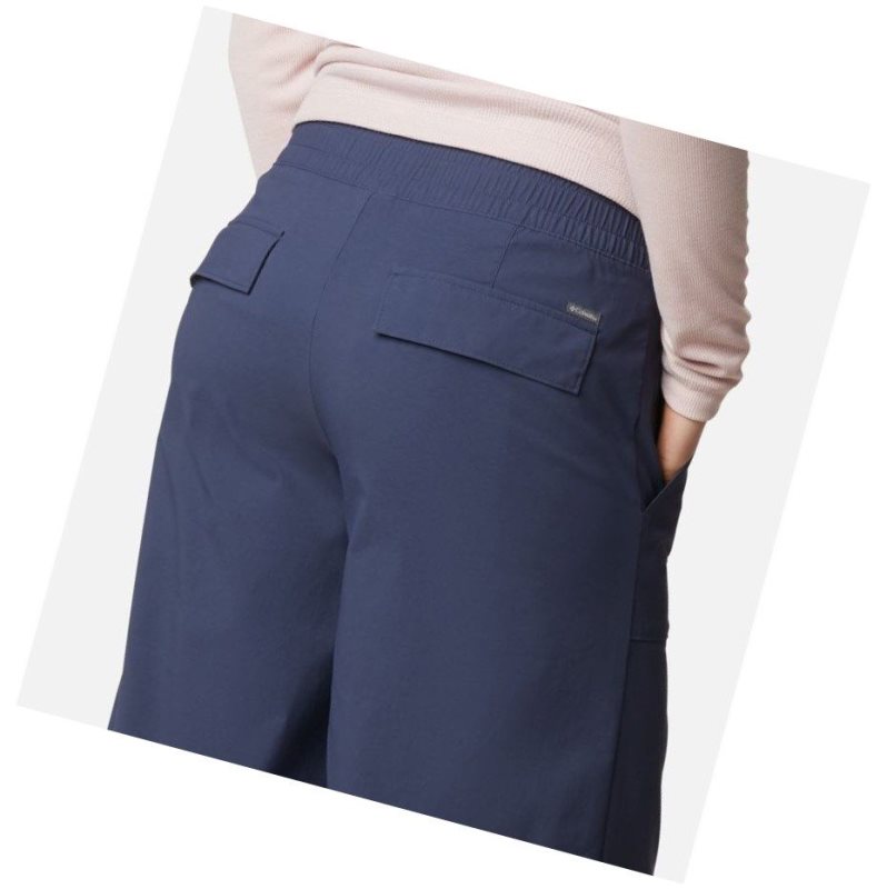 Columbia Firwood Wide Leg Pantolon Kadın Lacivert | 95167-QVXA
