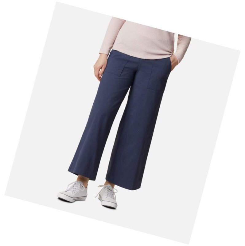 Columbia Firwood Wide Leg Pantolon Kadın Lacivert | 95167-QVXA