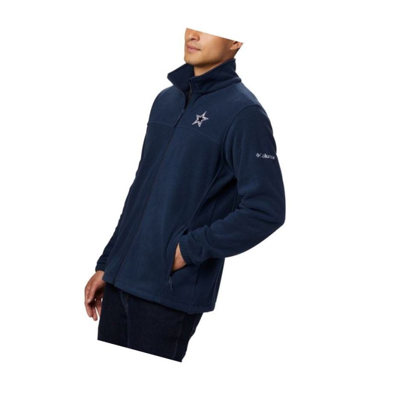 Columbia Flanker III Full Zip Fleece - Dallas Cowboys Mont Erkek Lacivert | 01236-XKJQ