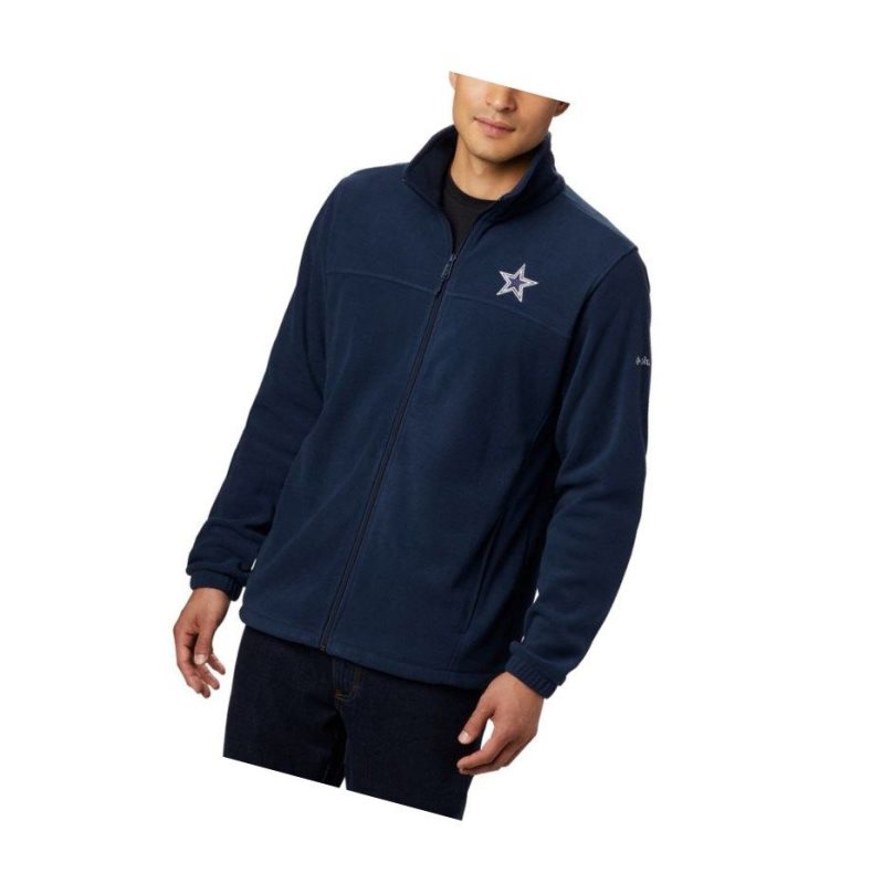 Columbia Flanker III Full Zip Fleece - Dallas Cowboys Mont Erkek Lacivert | 01236-XKJQ