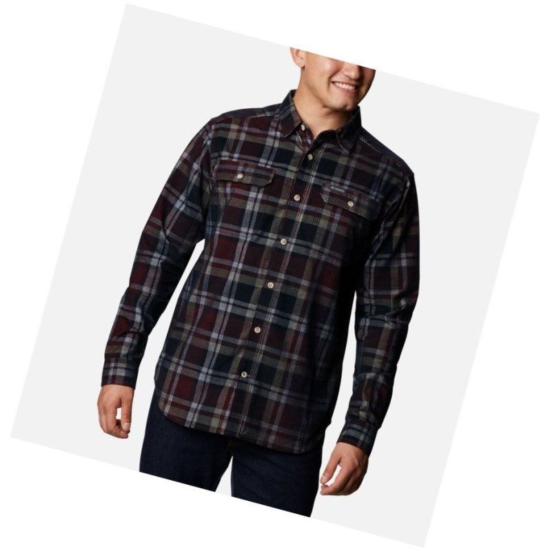 Columbia Flare Gun Corduroy Gömlek Erkek Siyah | 51907-IMFJ