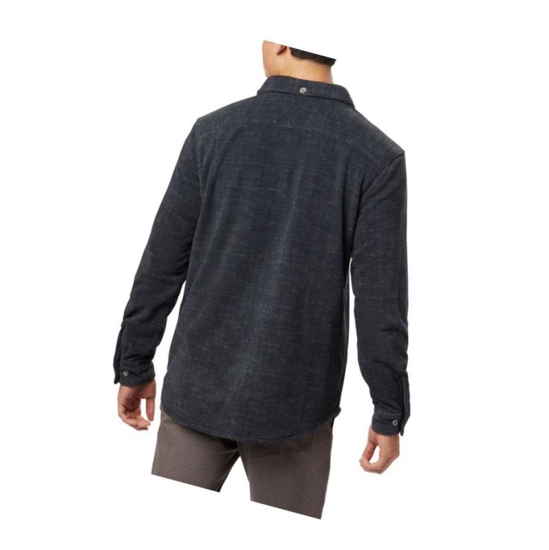 Columbia Flare Gun Fleece Over Gömlek Erkek Siyah | 50834-JWDF