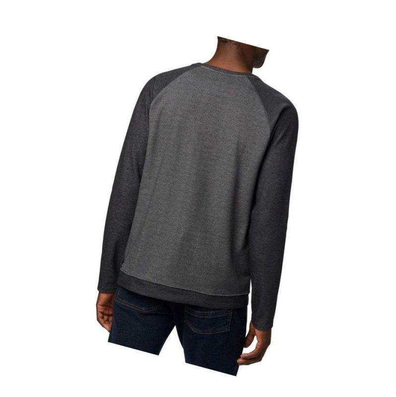Columbia Flare Gun Long Sleeve Raglan Sweatshirt Erkek Siyah | 69375-KLNA
