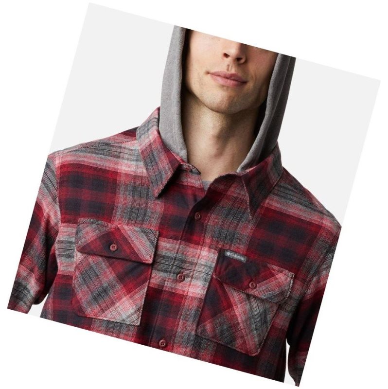 Columbia Flare Gun Stretch Flannel Gömlek Erkek Mavi Kırmızı | 84276-YNME