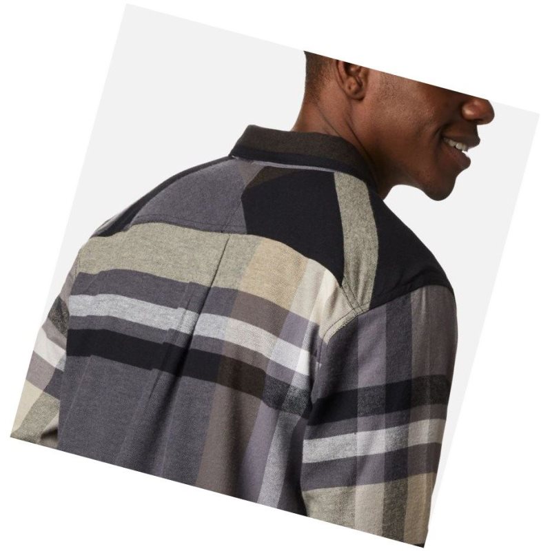 Columbia Flare Gun Stretch Flannel Gömlek Erkek Siyah | 12768-ZGET