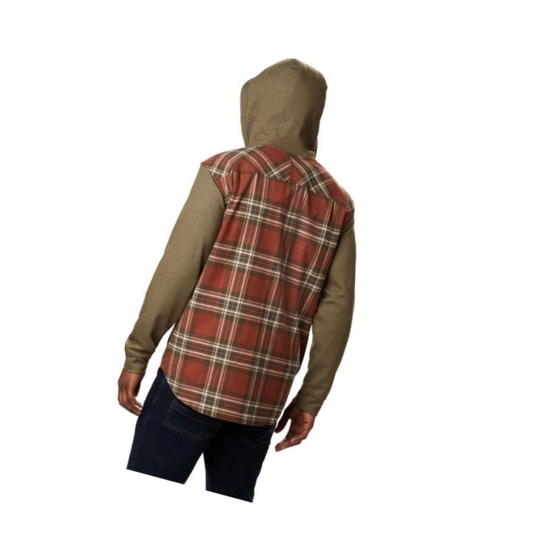 Columbia Flare Gun Stretch Kapşonlu Erkek Kırmızı Kahverengi | 20695-BFXZ