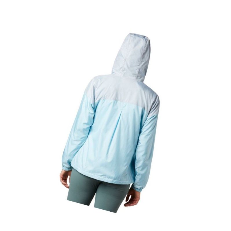 Columbia Flash Forward Lined Windbreaker Mont Kadın Mavi Gri | 16587-WCJU