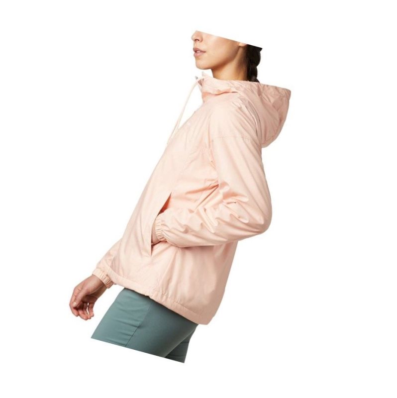 Columbia Flash Forward Lined Windbreaker Mont Kadın Pembe | 12654-EPKL