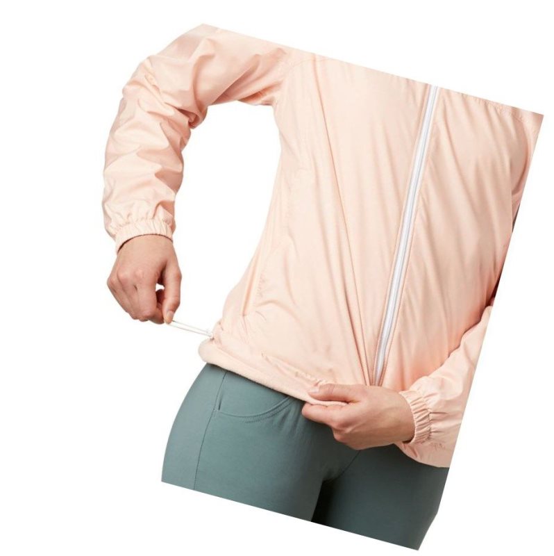 Columbia Flash Forward Lined Windbreaker Mont Kadın Pembe | 12654-EPKL